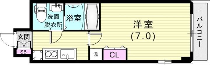 マロワール神戸の間取り