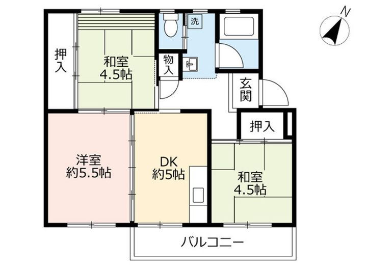 UR江南の間取り
