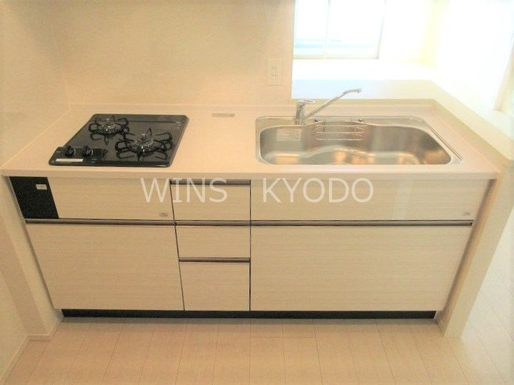 東京都世田谷区砧7(マンション)の賃貸物件のキッチン