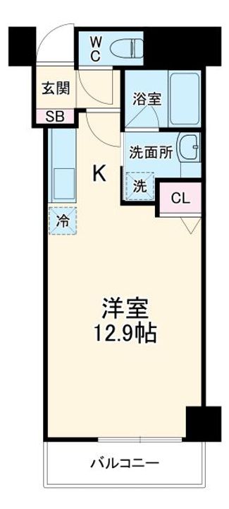アクシア八芳の間取り
