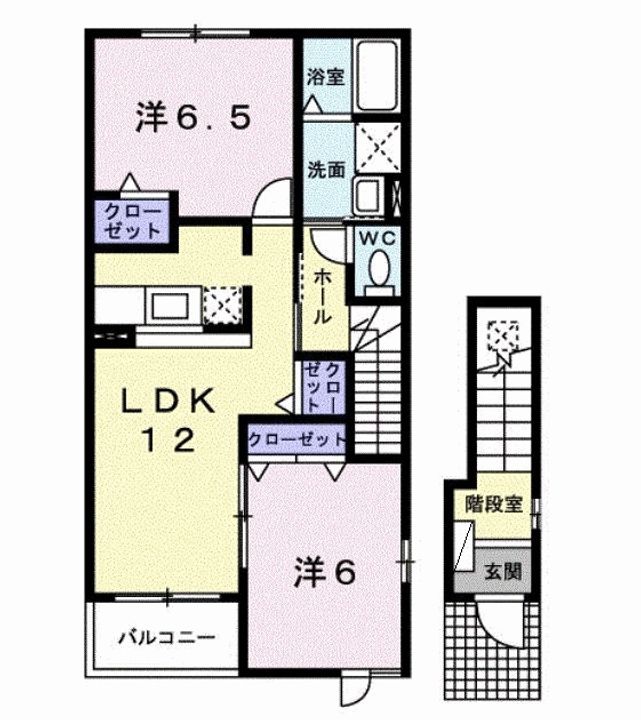 千葉県茂原市早野(アパート)の賃貸物件の間取り