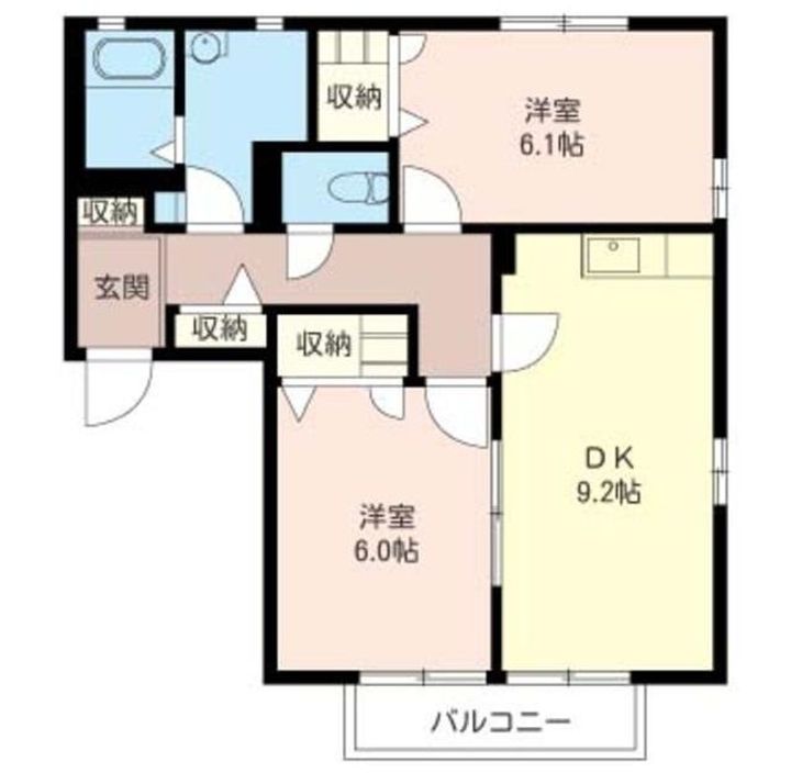 コージィー コートの間取り