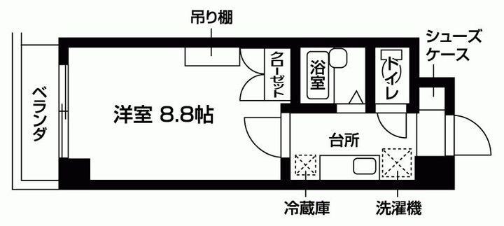 ラヴィニア北村 IIの間取り