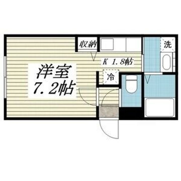 北海道札幌市豊平区中の島二条3(マンション)の賃貸物件の間取り