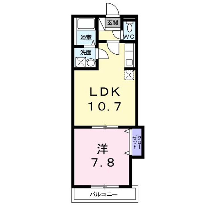 メゾン・ド・ソレイユの間取り