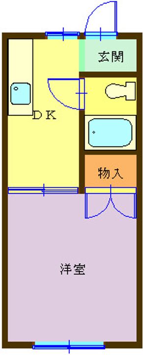 オランジュベール日永の間取り