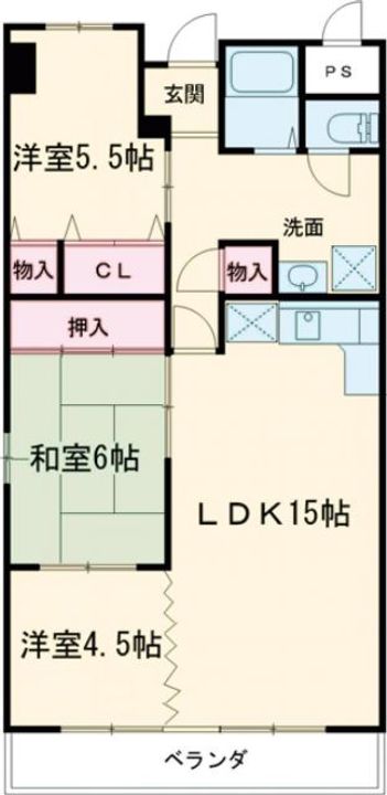 アンファミーユ西小路の間取り