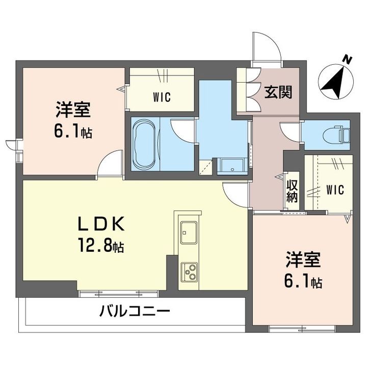 モアナヒルズIの間取り