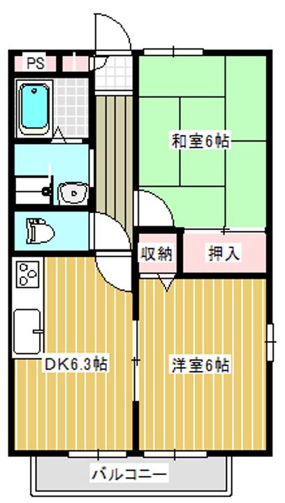 ファミリエ桜ケ丘の間取り
