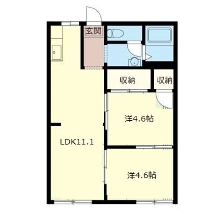 ルミエールタケヒの間取り