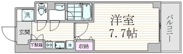 エスジーコート三ノ輪の間取り