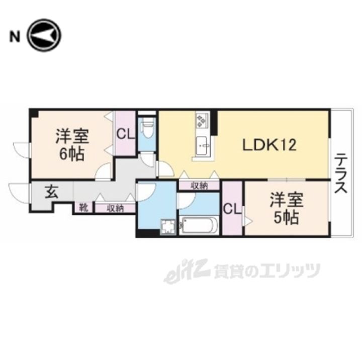 グランシャリオ京都南の間取り