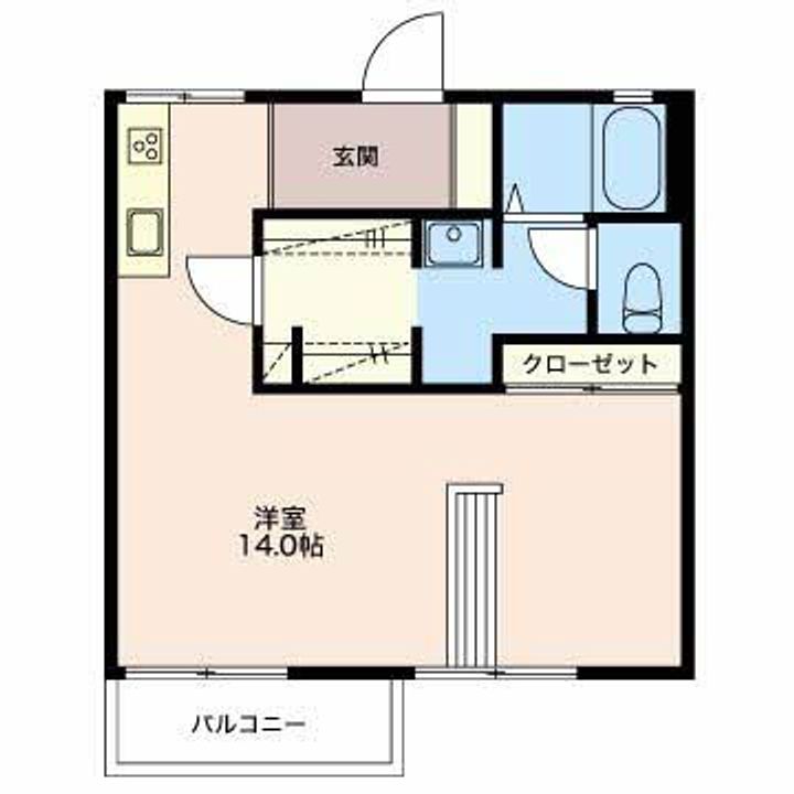 新潟県新潟市西区小針6(アパート)の賃貸物件の間取り