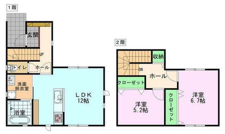 富山県高岡市鷲北新(一戸建)の賃貸物件の間取り