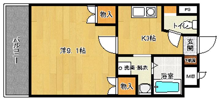 ノーサイドの間取り