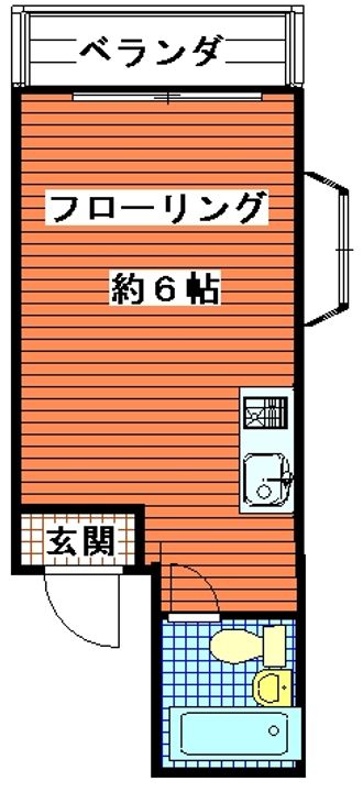 ドミールカガワの間取り