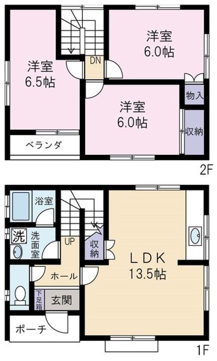 静岡県富士市比奈(一戸建)の賃貸物件の間取り