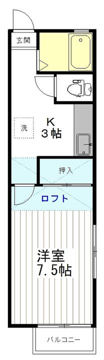 プリンスコート原ノ町の間取り