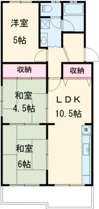 ハイツ松尾の間取り