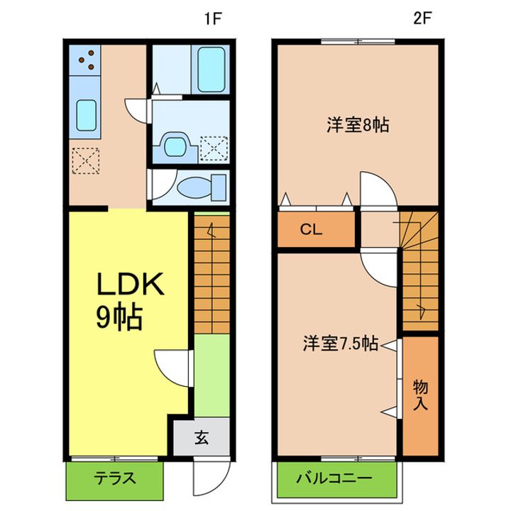愛知県日進市赤池1(一戸建)の賃貸物件の間取り