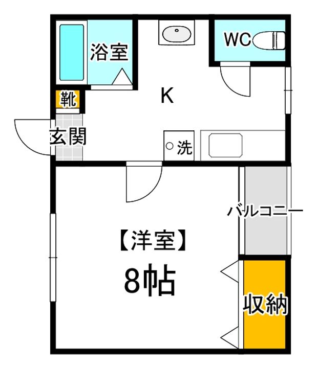 セジュール津島の間取り