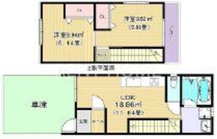 大阪府大阪市鶴見区放出東1(一戸建)の賃貸物件の間取り