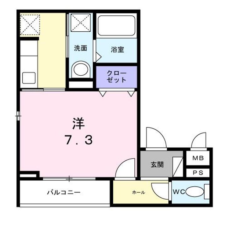 栄町アパート(028324201)の間取り