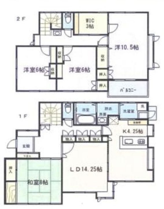 埼玉県さいたま市北区盆栽町(一戸建)の賃貸物件の間取り