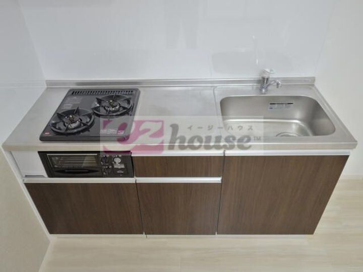 東京都新宿区住吉町(マンション)の賃貸物件のキッチン