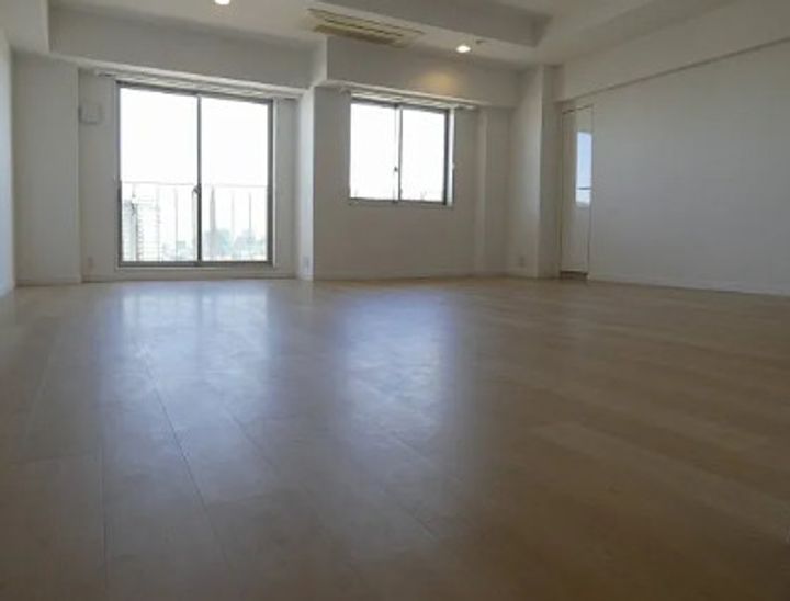 東京都新宿区河田町(マンション)の賃貸物件の居間