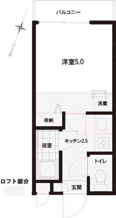 Tー6の間取り