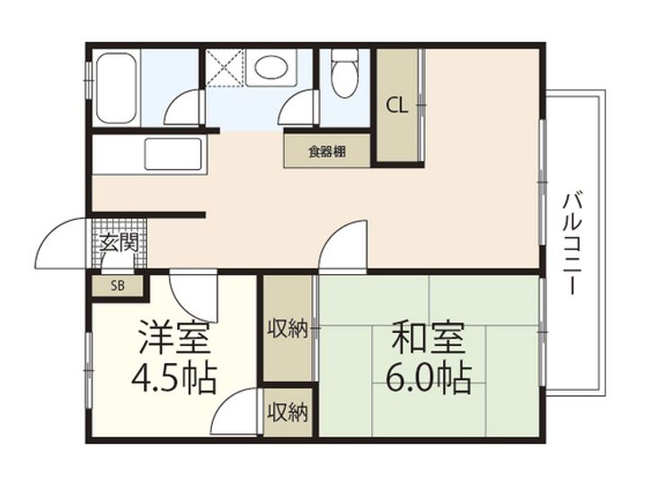 ハルハレーンの間取り