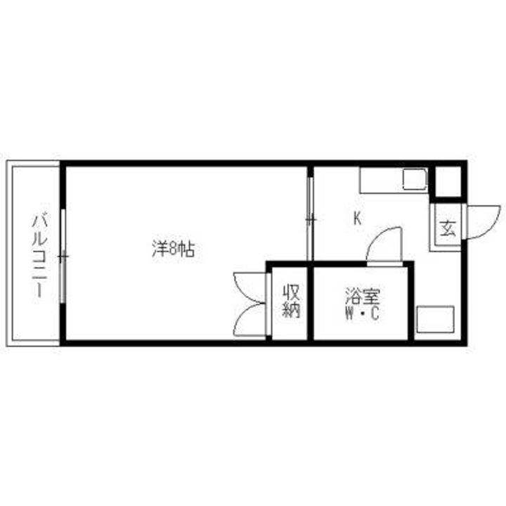 静岡県浜松市中央区富塚町(マンション)の賃貸物件の間取り