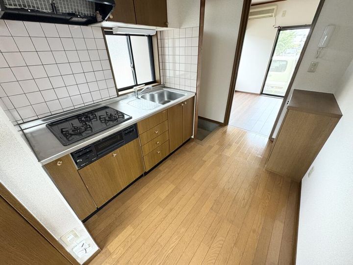 福島県郡山市大槻町字弥八池南(一戸建)の賃貸物件のキッチン