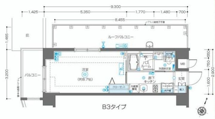 フェニックス飯田橋の間取り