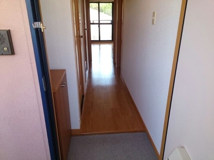 大阪府大阪市東住吉区照ケ丘矢田4の賃貸マンションの玄関