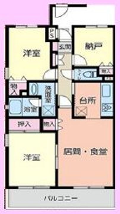 ソシア勝見田の間取り