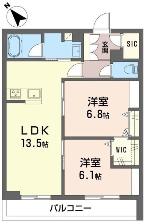 トリシューラ タキザカの間取り