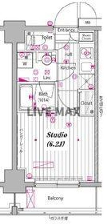 グランド・ガーラ白金高輪の間取り