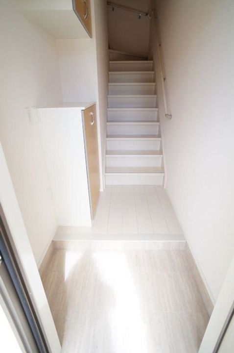 福島県郡山市大槻町字熊野木(アパート)の賃貸物件の玄関