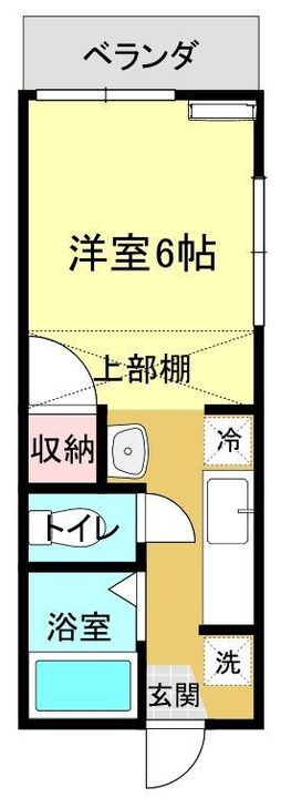 エアーパレスAの間取り