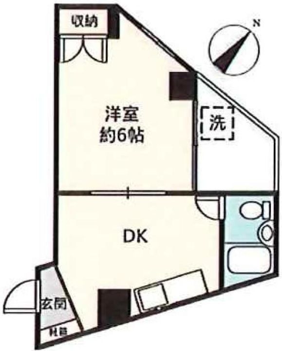 凱風ビルの間取り
