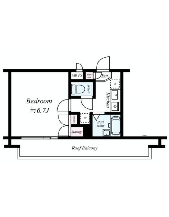 菱和パレス早稲田1番館の間取り