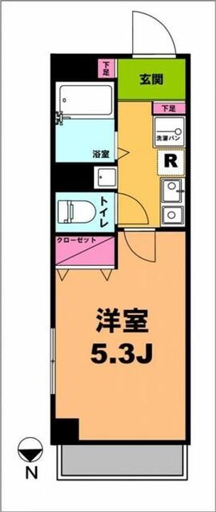 月村マンションNo.15の間取り