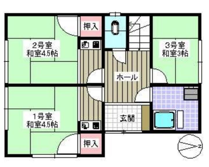 内藤荘の間取り