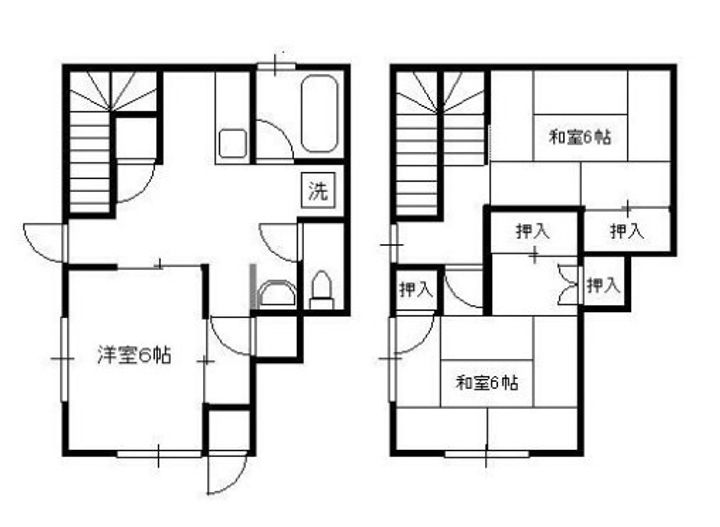 神奈川県座間市東原3(一戸建)の賃貸物件の間取り