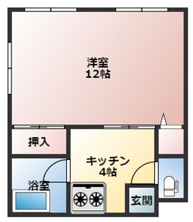 コーポ青葉の間取り