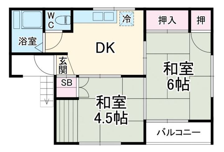 南生田グリーンハイツの間取り