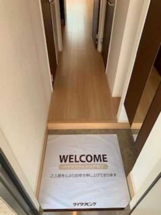 栃木県小山市城西1(アパート)の賃貸物件の玄関