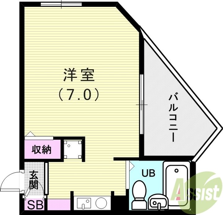 ヒルバレー妙法寺駅前の間取り